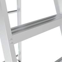 Step Ladder, 10', Aluminum, 225 lbs. Capacity, Type 2 R.M.G. Prévention