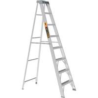 Step Ladder, 8', Aluminum, 225 lbs. Capacity, Type 2 R.M.G. Prévention