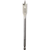 Flat Boring Bit, 9/16" Diameter, 1/4" Hex Shank, 6" Length R.M.G. Prévention