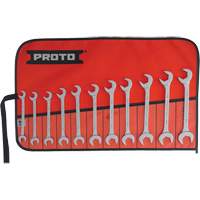 11-Piece Angled Open-End Wrench Set, Polished R.M.G. Prévention