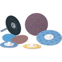 Disque &agrave; changement rapide Standard Abrasives, 2" dia., Grain 36, Oxyde d'aluminium R.M.G. Prévention