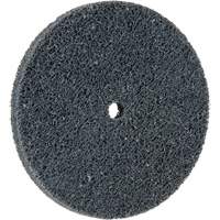 Meule homog&egrave;ne &agrave; faible densit&eacute; de s&eacute;rie 500 Standard Abrasives, 3" x 1/4", Arbre de 1/4", Grain de Fin, Carbure de silicium R.M.G. Prévention