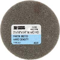 Disque unitaris&eacute; Standard Abrasives, 3" x 1/4", Arbre de 1/4", Grain de Fin, Oxyde d'aluminium R.M.G. Prévention