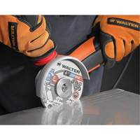 Meule &agrave; tronçonner Zip One, 5" x 1/32", Arbre de 7/8", Type 1, Alumine de zirconium, 12 200 Tr/min R.M.G. Prévention