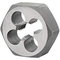 Hexagon Rethreading Bolt Die, 1.67" Dia., M22x1.5 Thread, High Speed Steel R.M.G. Prévention