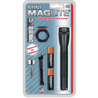 Mini&reg; Flashlights, Incandescent, 14 Lumens, AA Batteries R.M.G. Prévention