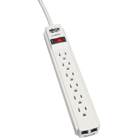 Protect-It Surge Suppressors, 6 Outlets, 720 J, 1800 W, 4' Cord R.M.G. Prévention