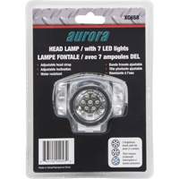 Lampe frontale, DEL, 28 lumens, 20 hres de fonctionnement, piles AAA R.M.G. Prévention