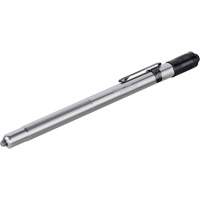 Lampe stylo Stylus, DEL, 11 lumens, Corps en Aluminium, piles AAAA, Compris R.M.G. Prévention