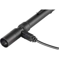 Lampe de poche stylo USB Stylus Pro, DEL, 350 lumens, Corps en Aluminium, piles Rechargeable, Compris R.M.G. Prévention