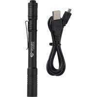 Lampe de poche stylo USB Stylus Pro, DEL, 350 lumens, Corps en Aluminium, piles Rechargeable, Compris R.M.G. Prévention