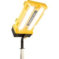 Syst&egrave;me avec t&ecirc;te d'&eacute;clairage modulaire et support, DEL, 24 W, 3000 lumens, Boîtier en Aluminium R.M.G. Prévention