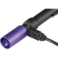 Lampe stylo UV avec port de recharge micro USB Stylus Pro, DEL, Corps en Aluminium, piles Rechargeable, Compris R.M.G. Prévention