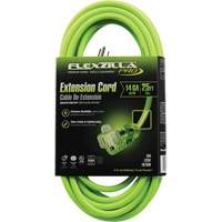 Cordon rallonge industriel Flexzilla Pro, Toutes saisons, SJTW, AWG 14/3, 15 A, 25' R.M.G. Prévention