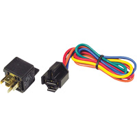 12V 5-Pin Relay & Pigtail Assembly with Mounting Bracket R.M.G. Prévention