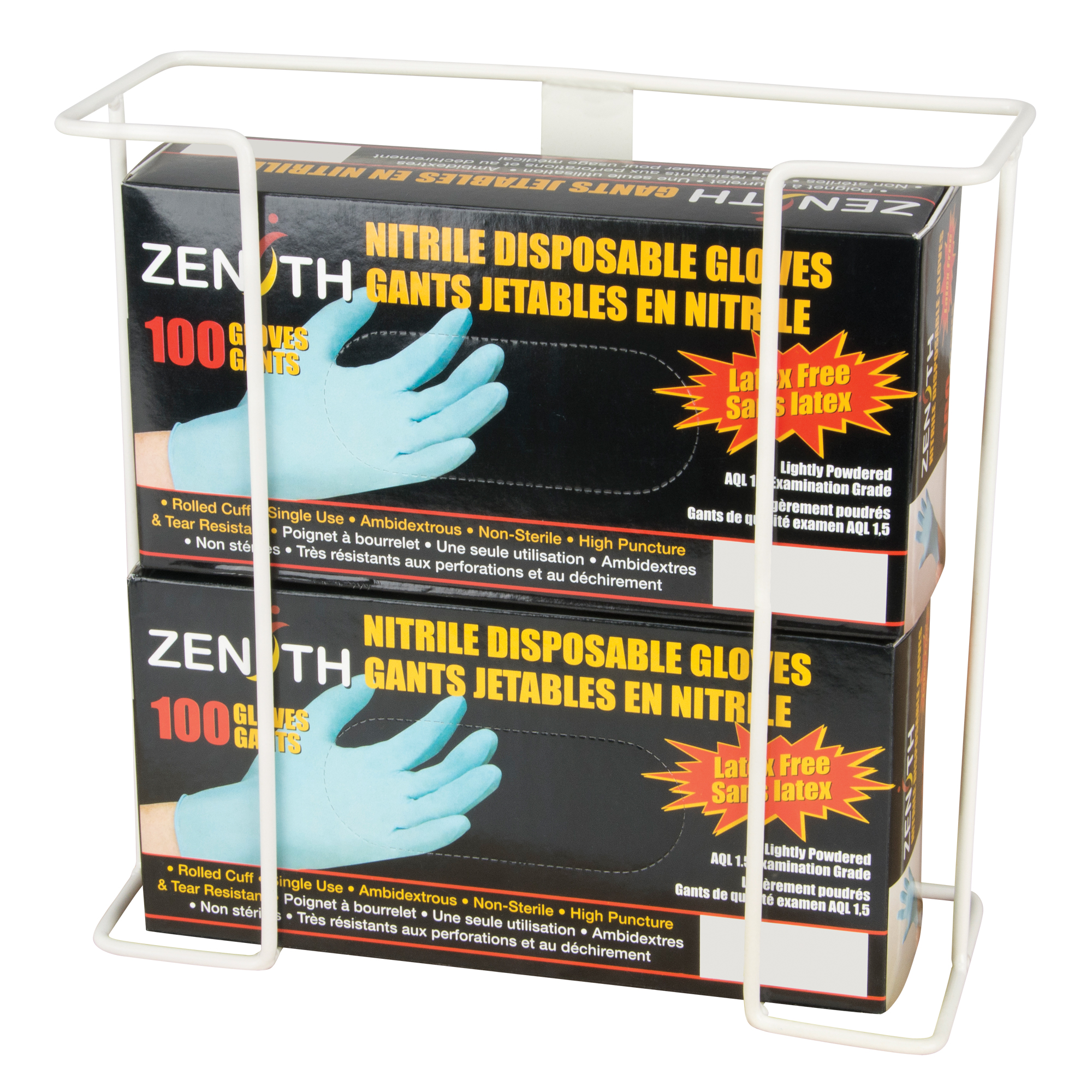 Porte-gants Mural Réutilisable – Distributeur Anti-dérapant – Blanc ABS – Dimensions ~28,5x12,5x1 Cm – Pour Cuisine, Restaurant, Lieu De Travail