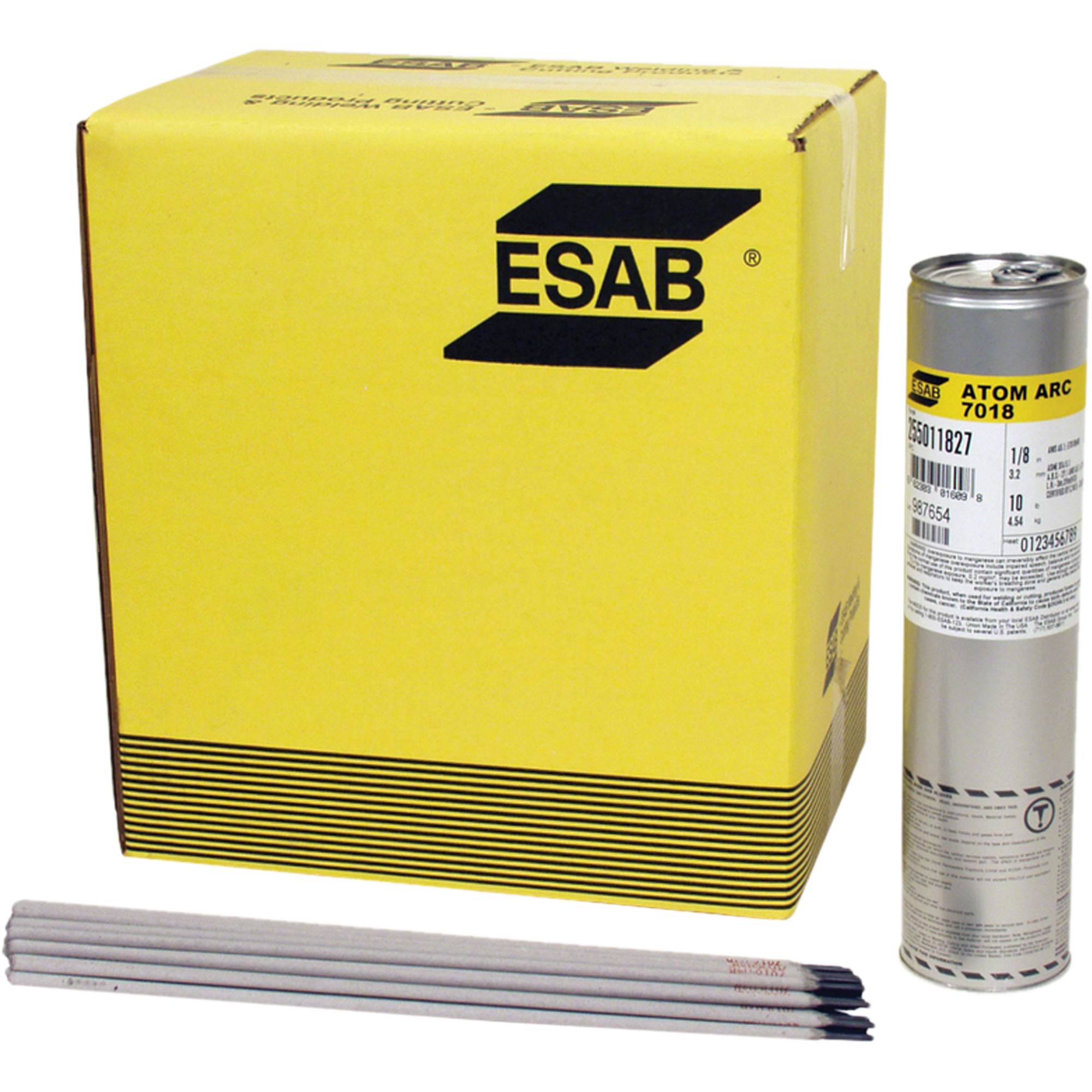 ESAB électrode enrobée, 1/8"/0,125" dia. x 14"/10" lo R.M.G. Prévention